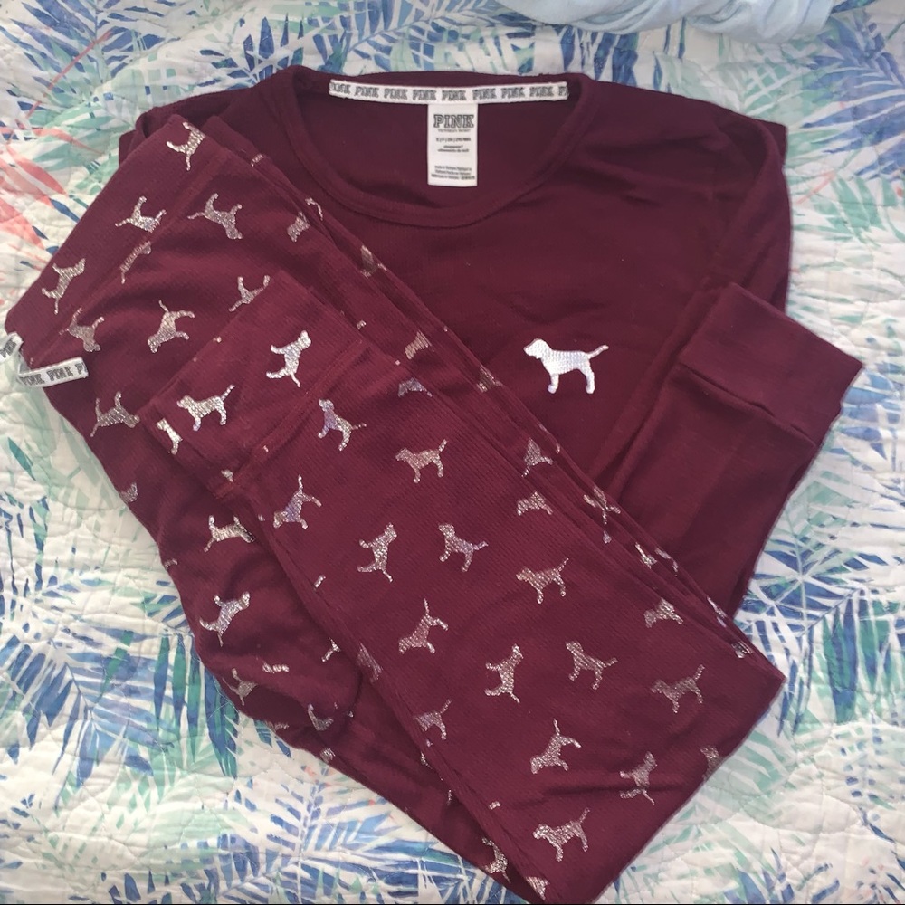 PINK long sleeve sleep set